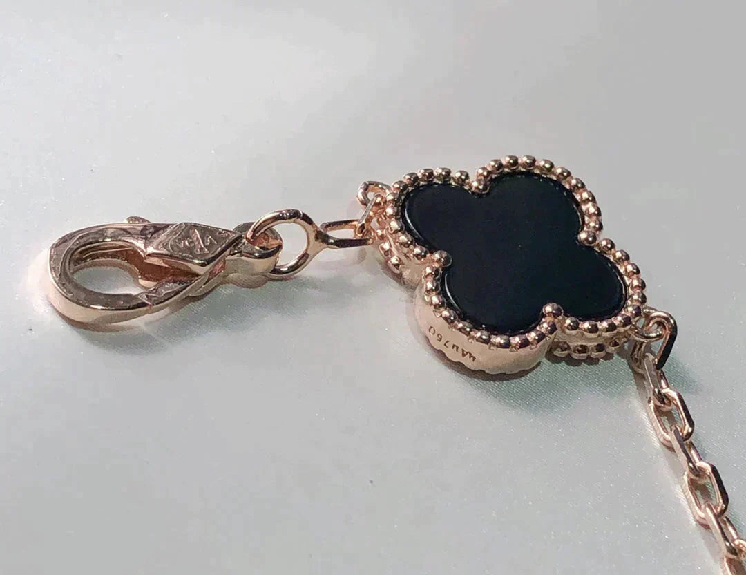 [✨Rose💎]BRACELET TRÈFLE 5 MOTIFS MULTICOLORE