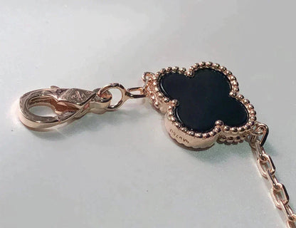 [✨Rose💎]BRACELET TRÈFLE 5 MOTIFS MULTICOLORE