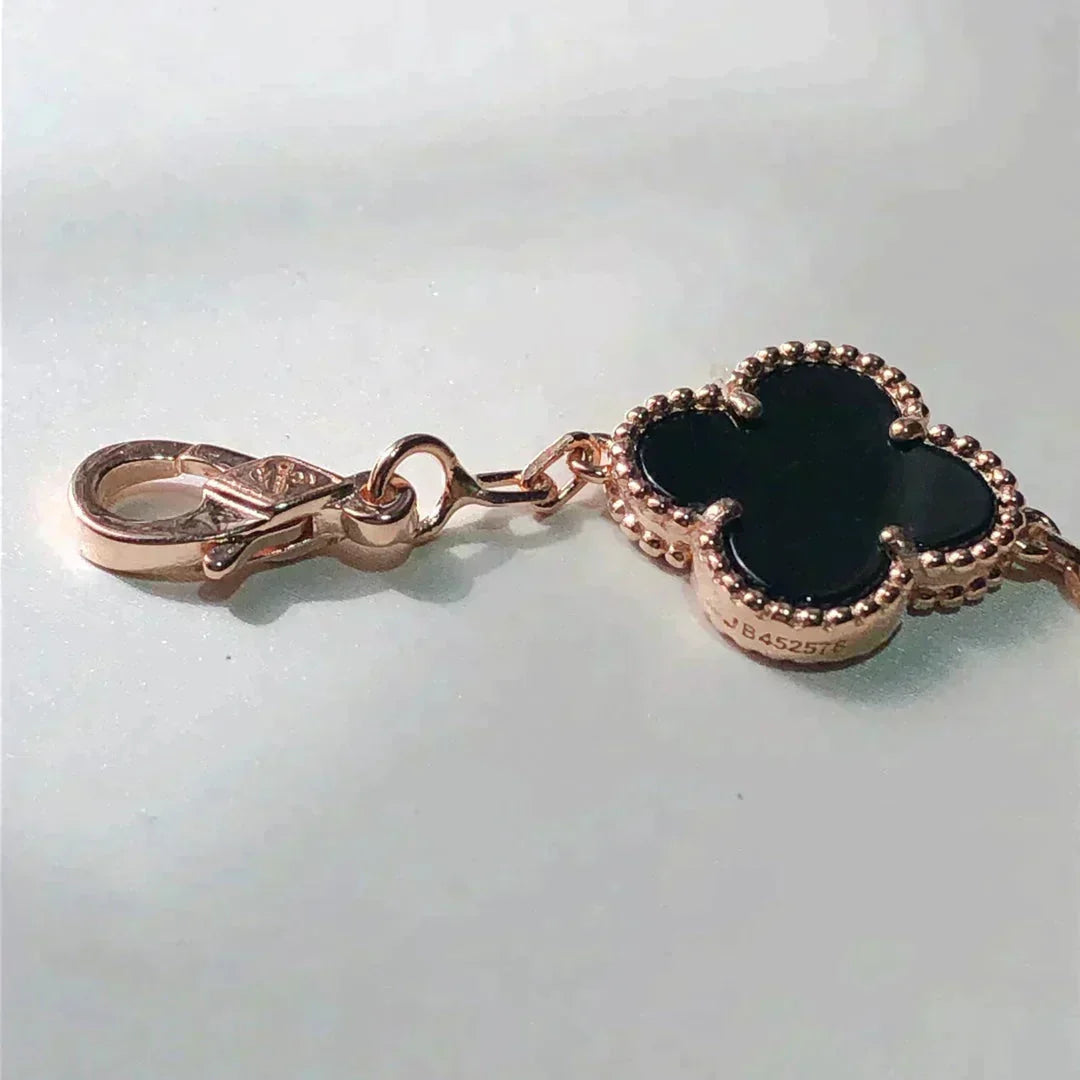 [✨Rose💎]BRACELET TRÈFLE 5 MOTIFS MULTICOLORE