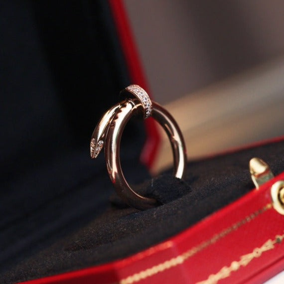 [✨Rose💎]BAGUE JUSTE 2,65MM OR ROSE DIAMANT