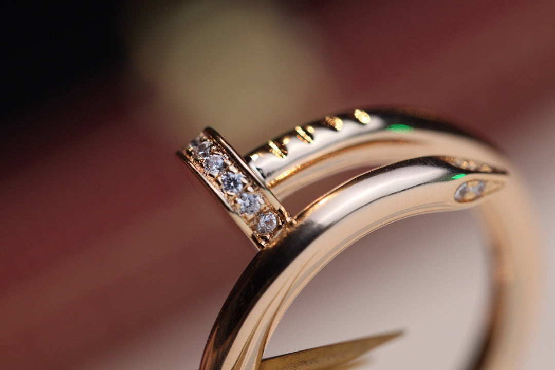 [✨Rose💎]BAGUE JUSTE 2,65MM OR ROSE DIAMANT