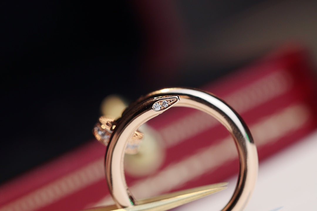 [✨Rose💎]BAGUE JUSTE 2,65MM OR ROSE DIAMANT
