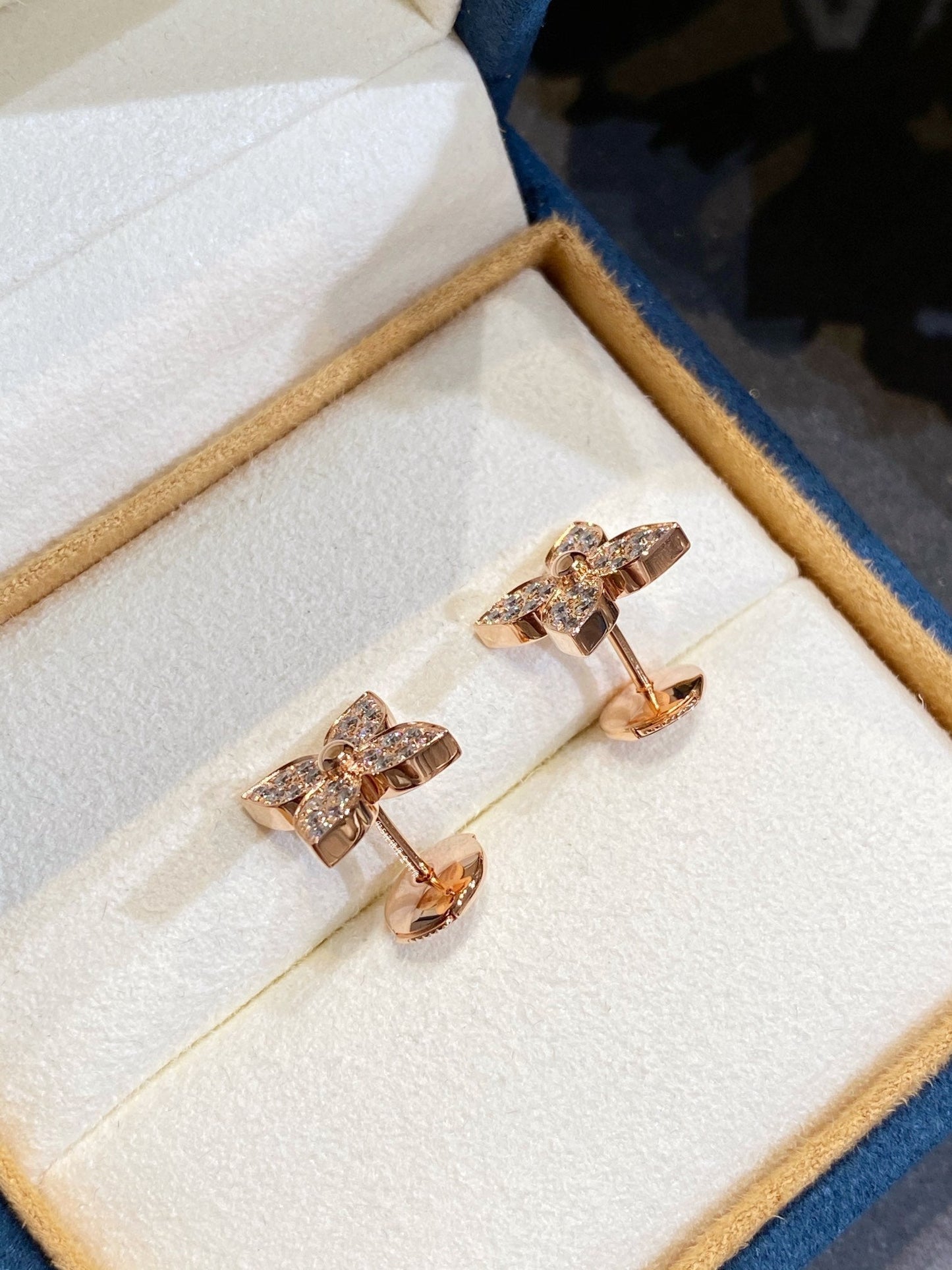 [✨Rose💎]BOUCLES D'OREILLES ÉTOILE DIAMANT