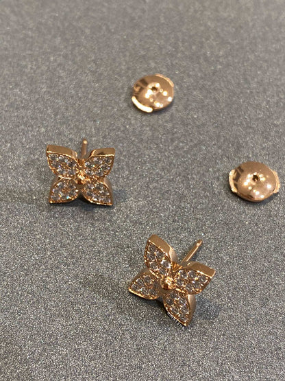 [✨Rose💎]BOUCLES D'OREILLES ÉTOILE DIAMANT
