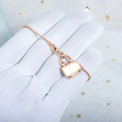 [✨Rose💎] COLLIER AMULETTE PÉDANTE OR ROSE