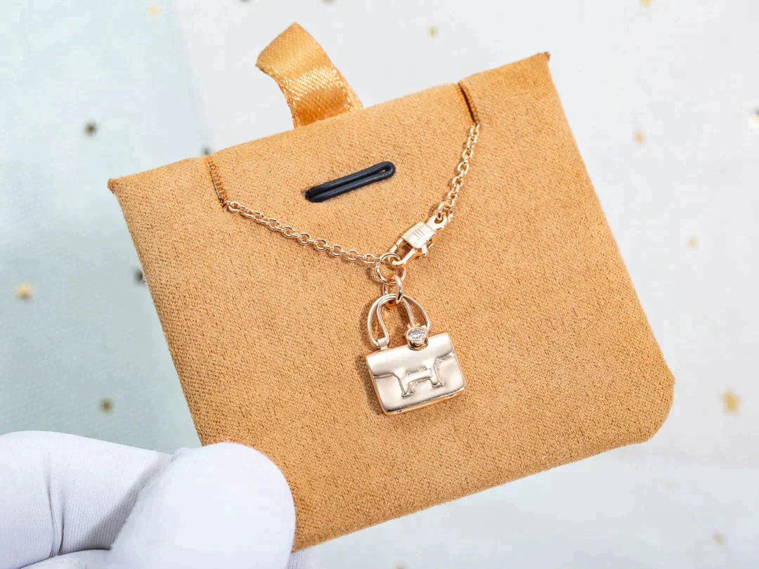 [✨Rose💎] COLLIER AMULETTE PÉDANTE OR ROSE