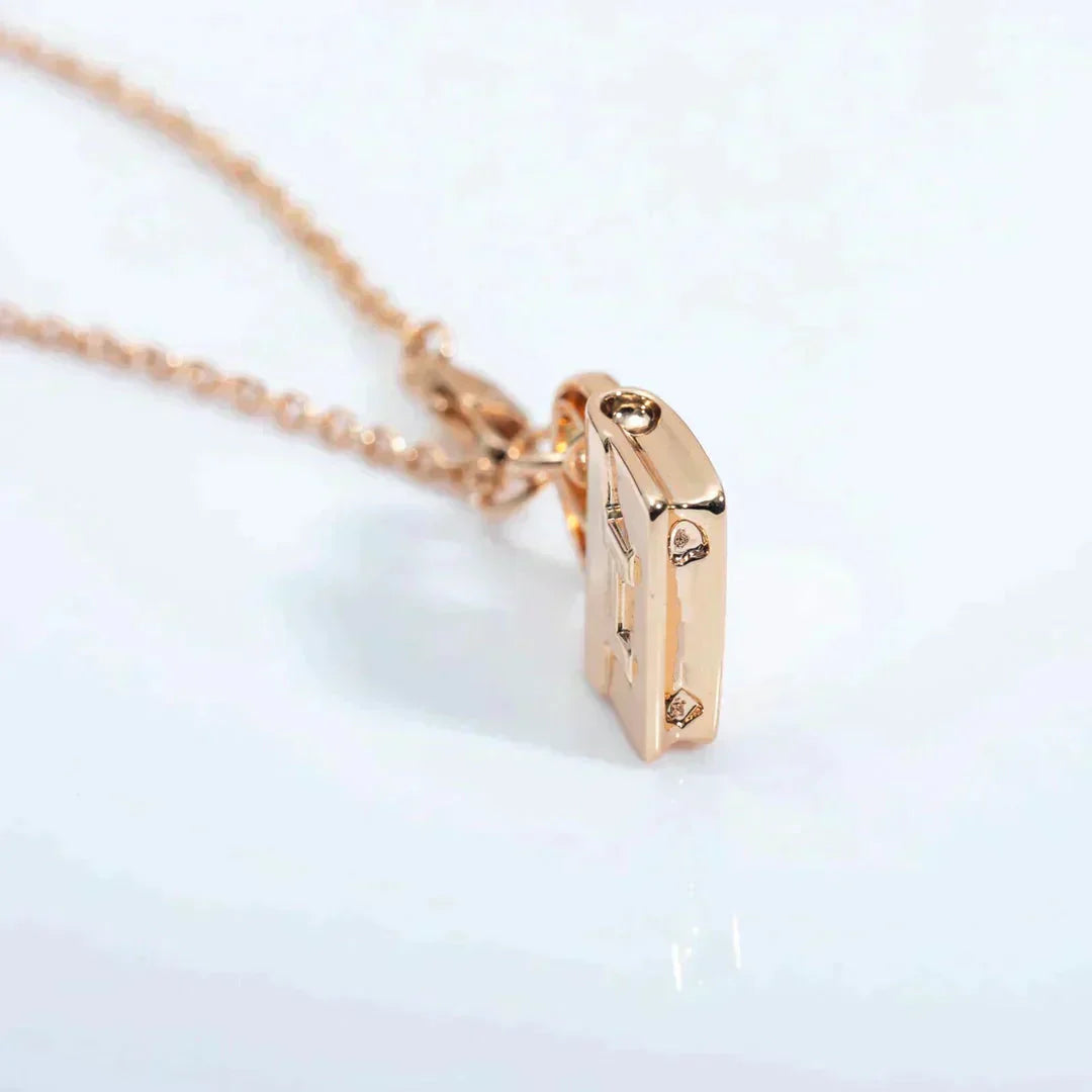 [✨Rose💎] COLLIER AMULETTE PÉDANTE OR ROSE