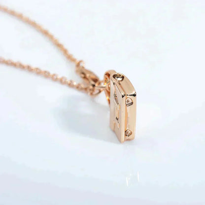 [✨Rose💎] COLLIER AMULETTE PÉDANTE OR ROSE