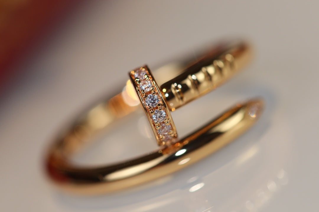 [✨Rose💎]BAGUE JUSTE 2,65MM OR DIAMANT