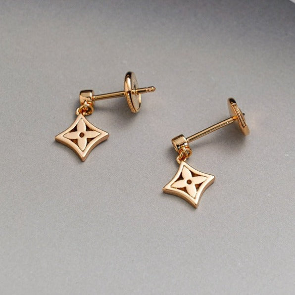 [✨Rose💎]BOUCLES D'OREILLES ÉTOILE OR