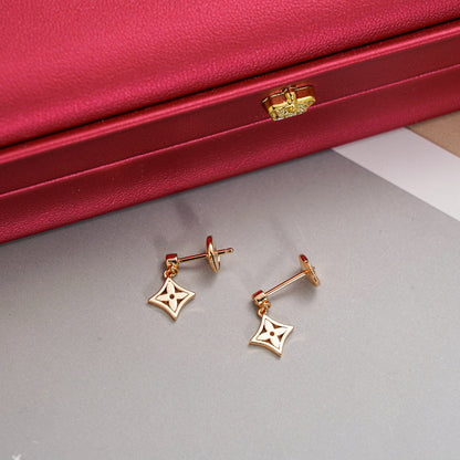 [✨Rose💎]BOUCLES D'OREILLES ÉTOILE OR