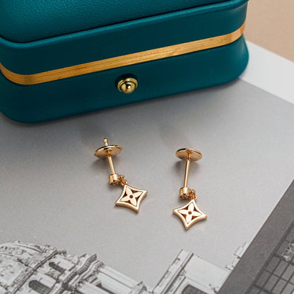 [✨Rose💎]BOUCLES D'OREILLES ÉTOILE OR