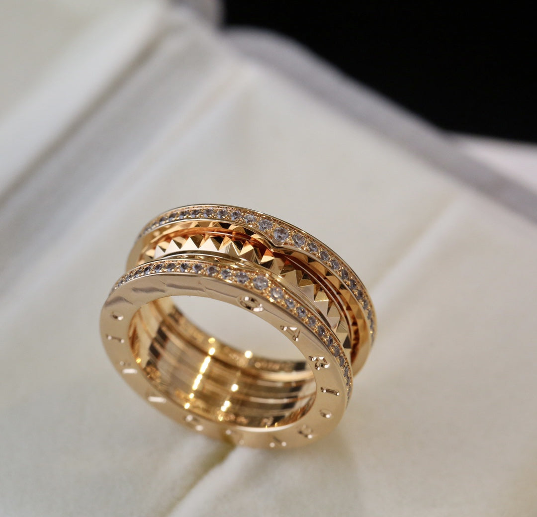 [✨Rose💎]BAGUE ZÉRO 1 OR DIAMANT