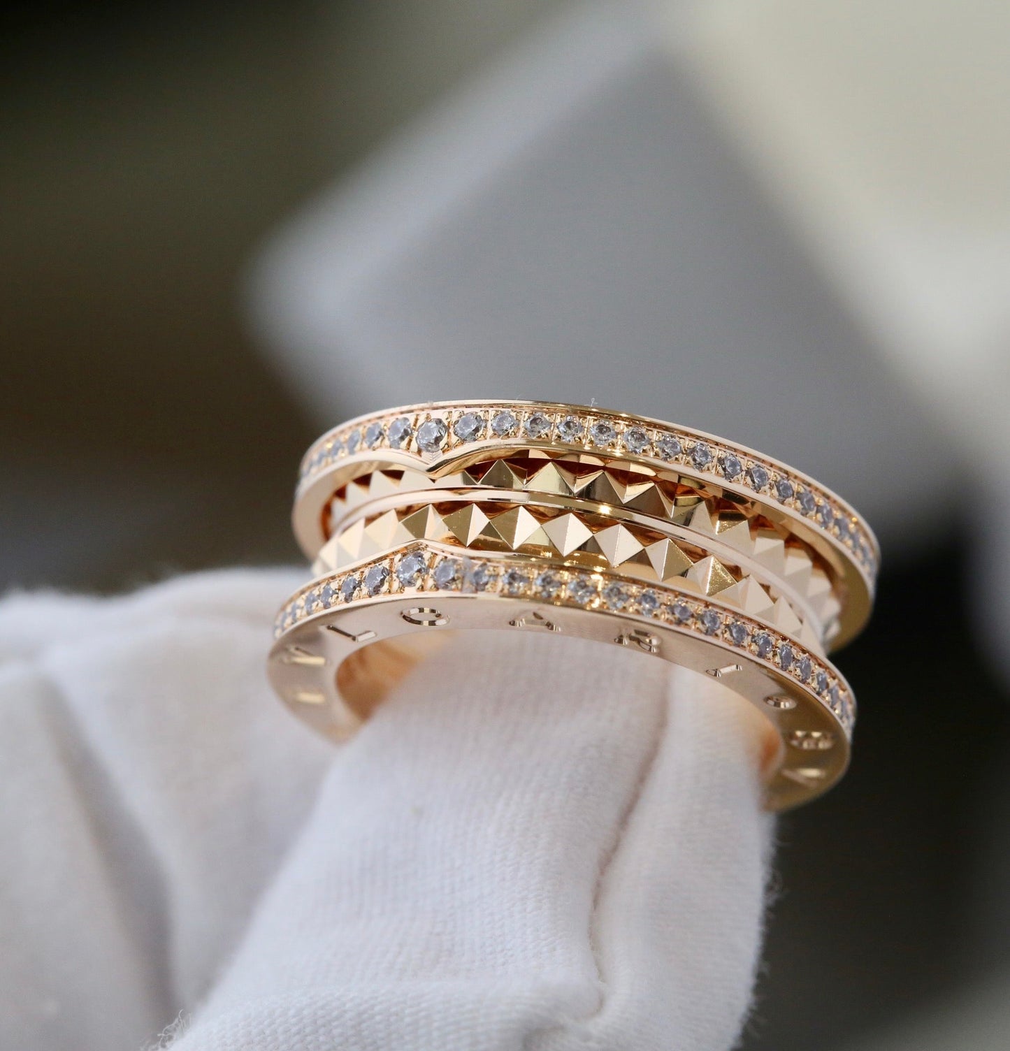 [✨Rose💎]BAGUE ZÉRO 1 OR DIAMANT