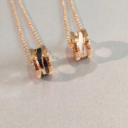 [✨Rose💎] COLLIER ZÉRO 1 OR ROSE