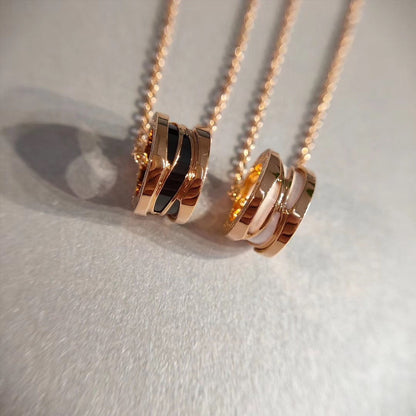 [✨Rose💎] COLLIER ZÉRO 1 OR ROSE