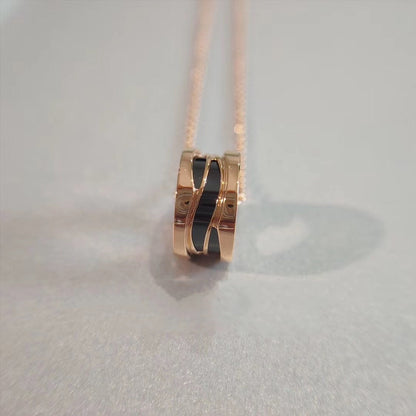 [✨Rose💎] COLLIER ZÉRO 1 OR ROSE