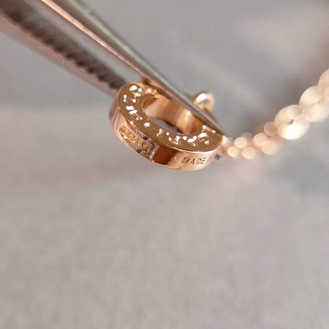 [✨Rose💎] COLLIER ZÉRO 1 OR ROSE