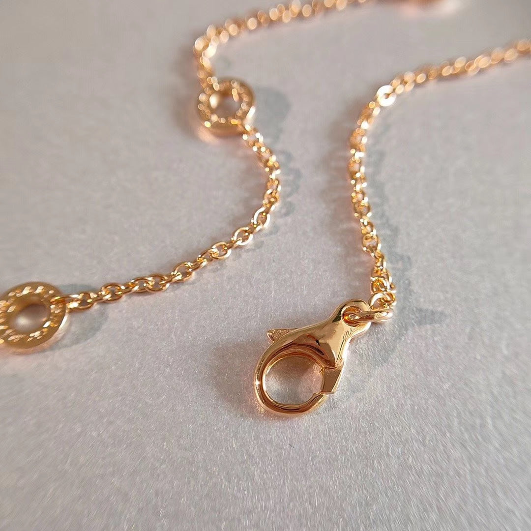[✨Rose💎] COLLIER ZÉRO 1 OR ROSE