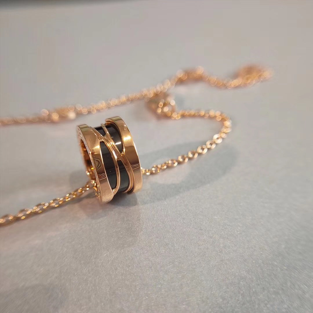 [✨Rose💎] COLLIER ZÉRO 1 OR ROSE