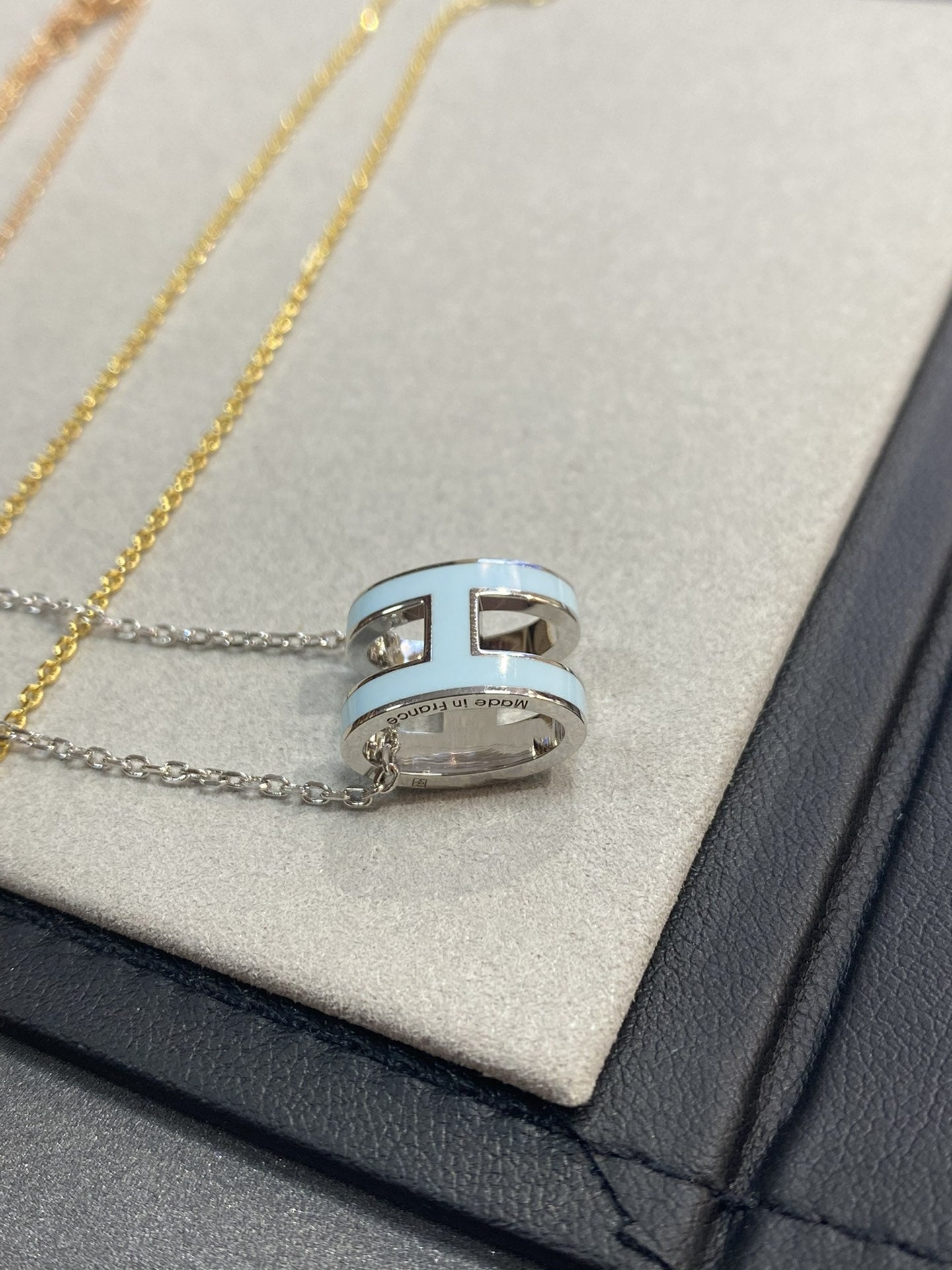 [✨Rose💎]COLLIER BLEU CLAIR POP H