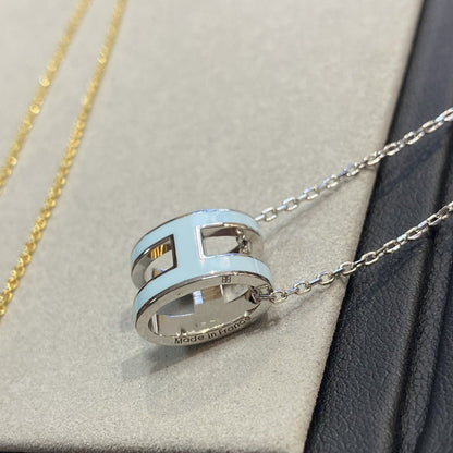 [✨Rose💎]COLLIER BLEU CLAIR POP H