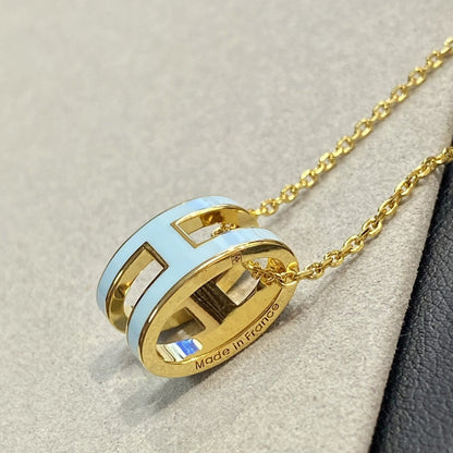 [✨Rose💎]COLLIER BLEU CLAIR POP H
