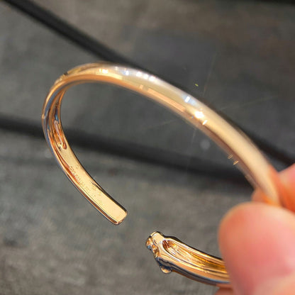 [✨Rose💎]BRACELET OUVERT EN OR PANTHÈRE