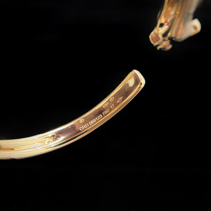 [✨Rose💎]BRACELET OUVERT EN OR PANTHÈRE