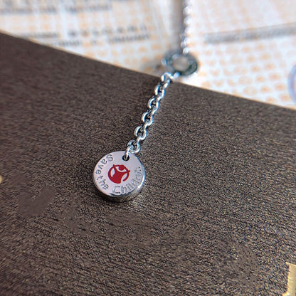 [✨Rose💎] COLLIER ZÉRO 1 EN CÉRAMIQUE NOIRE ET ARGENT