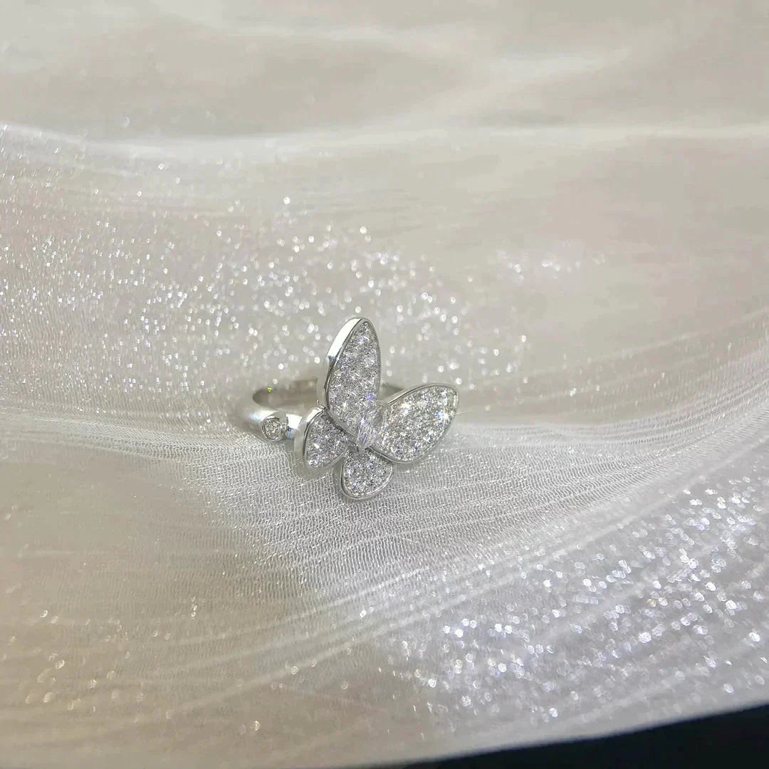 [✨Rose💎]BAGUE PAPILLON DIAMANT