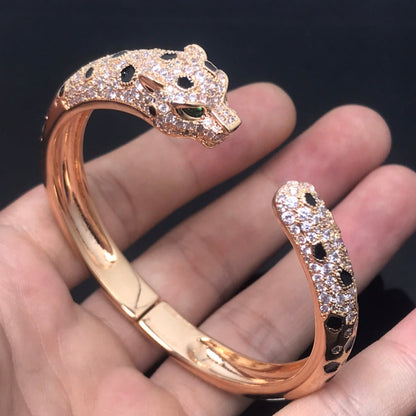 [✨Rose💎]PANTHERE GRAND BRACELET DIAMANTS