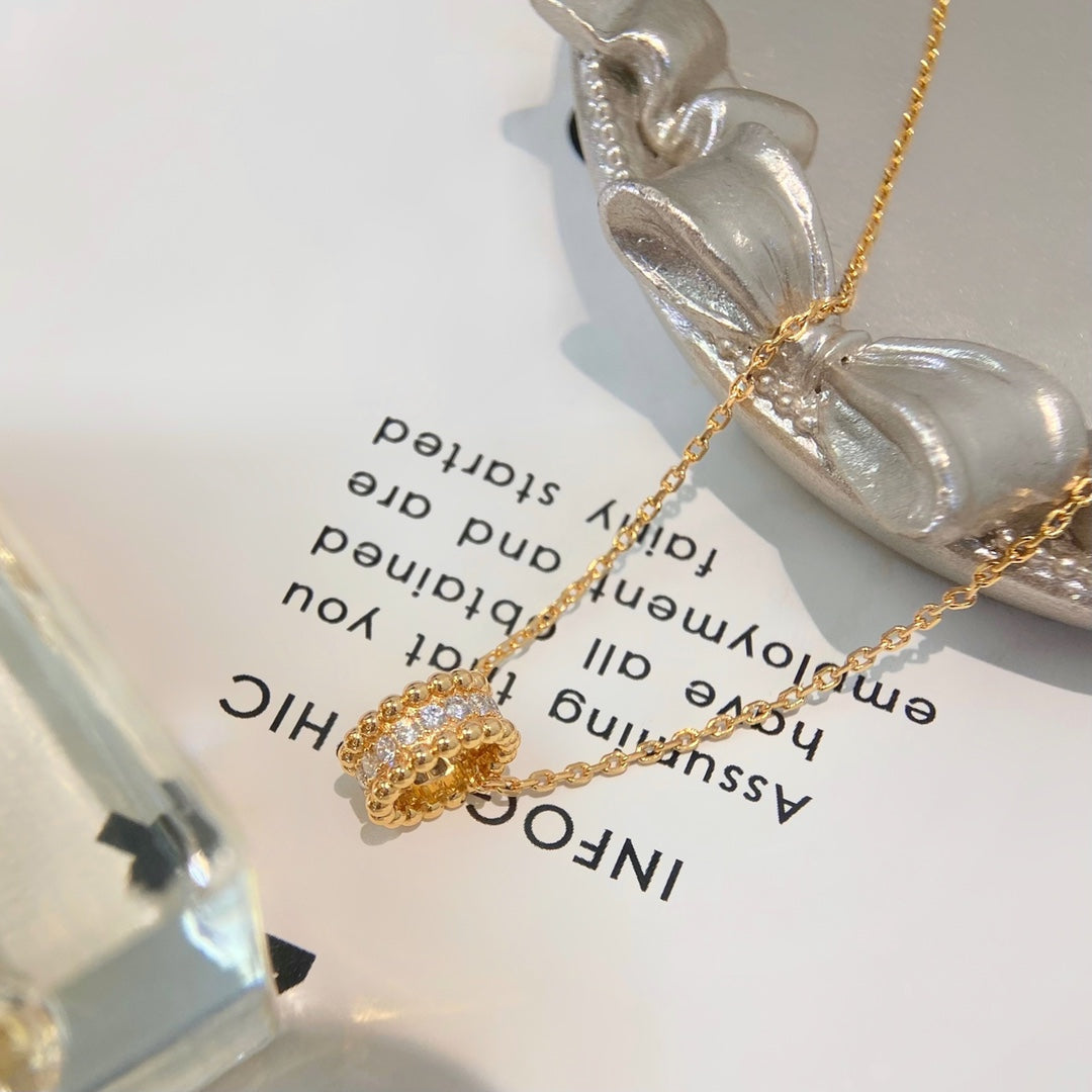 [✨Rose💎] COLLIER PERLEE DIAMANT 