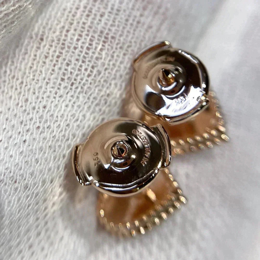 [✨Rose💎]BOUCLES D'OREILLES À CLOUS EN CORNALINE COEUR