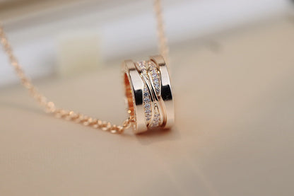 [✨Rose💎] COLLIER DIAMANT OR ROSE ZÉRO 1