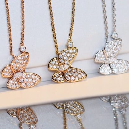 [✨Rose💎] COLLIER PAPILLON DIAMANT