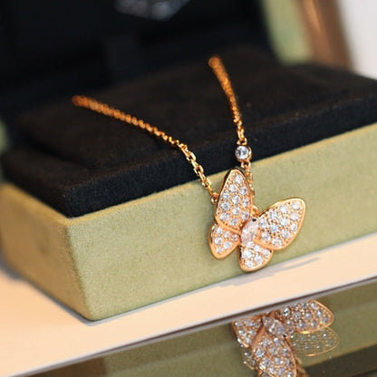 [✨Rose💎] COLLIER PAPILLON DIAMANT