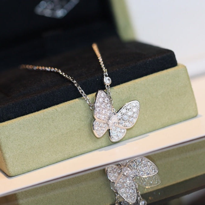 [✨Rose💎] COLLIER PAPILLON DIAMANT