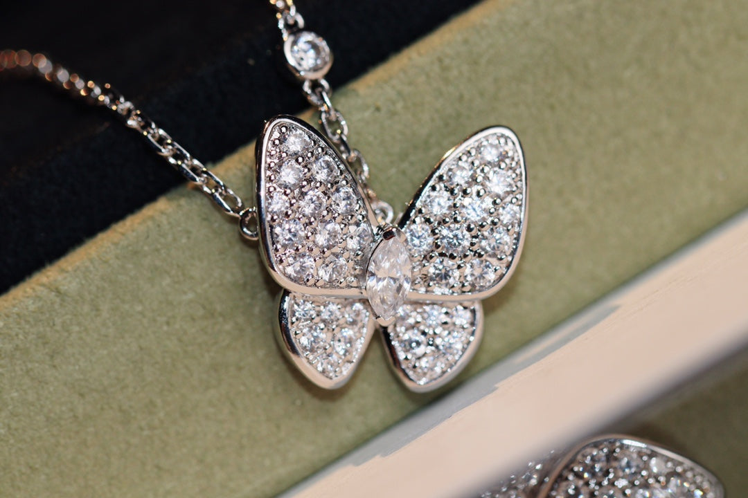 [✨Rose💎] COLLIER PAPILLON DIAMANT