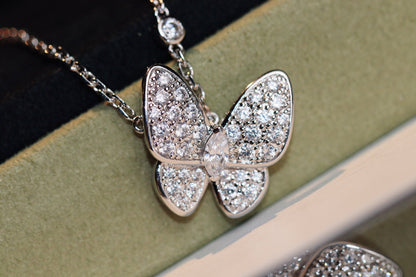 [✨Rose💎] COLLIER PAPILLON DIAMANT