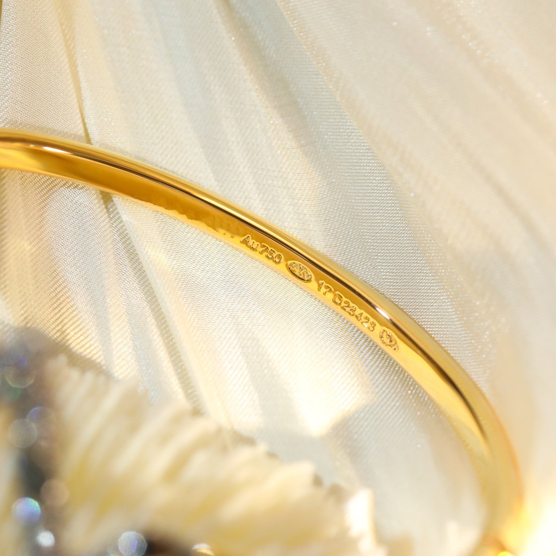 [✨Rose💎]BRACELET EN OR ET DIAMANTS VOLTE UPITE DOWN