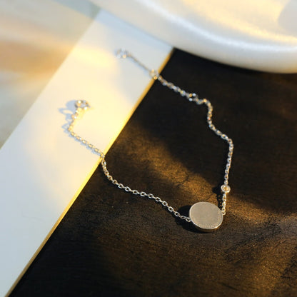 [✨Rose💎]BRACELET ARGENT MOTIF SOLEIL ROSE
