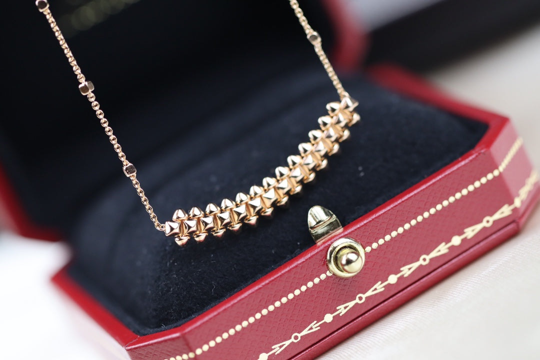 [✨Rose💎] COLLIER CLASH EN OR ROSE 