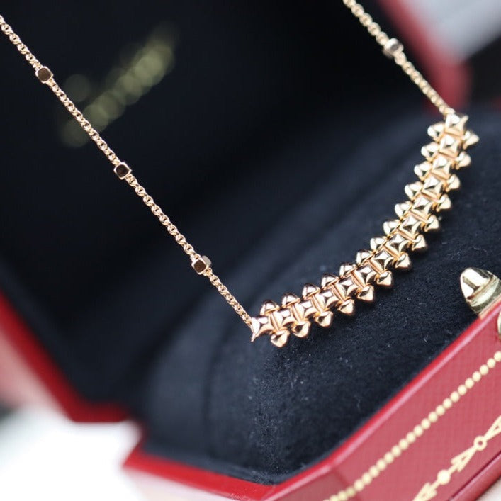 [✨Rose💎] COLLIER CLASH EN OR ROSE 