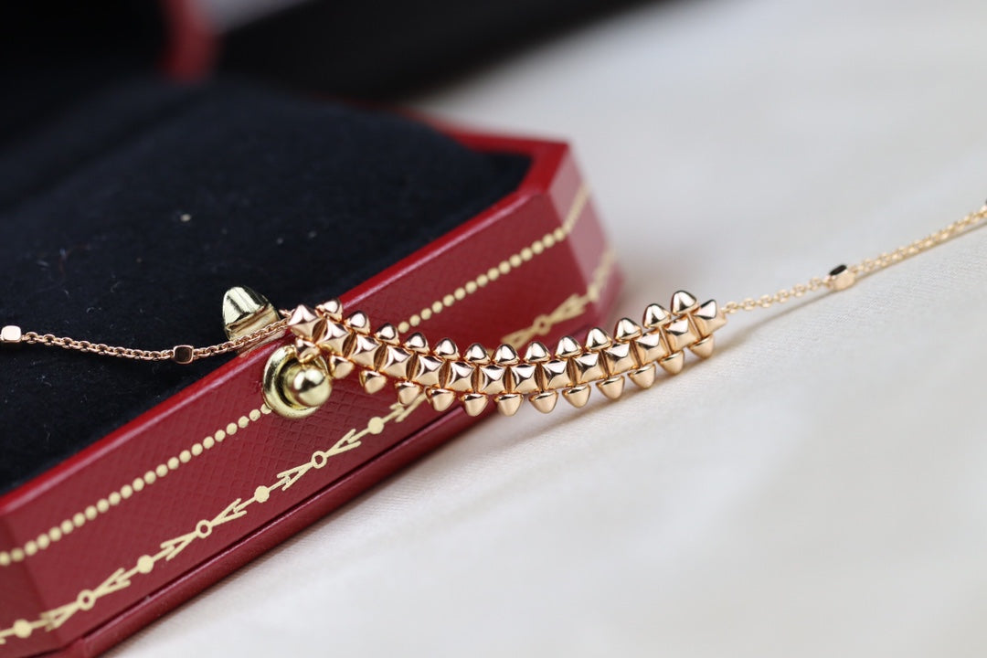 [✨Rose💎] COLLIER CLASH EN OR ROSE 