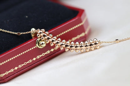 [✨Rose💎] COLLIER CLASH EN OR ROSE 