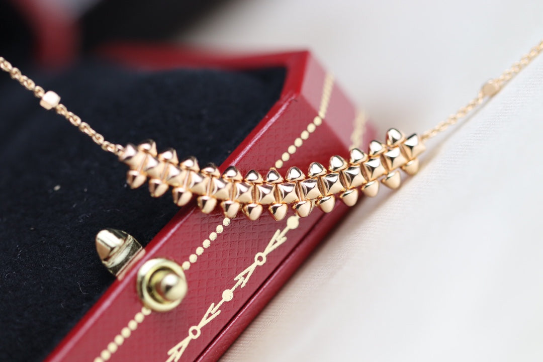 [✨Rose💎] COLLIER CLASH EN OR ROSE 