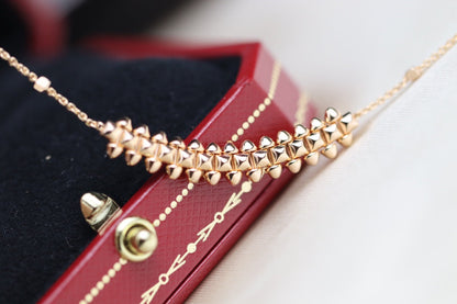 [✨Rose💎] COLLIER CLASH EN OR ROSE 