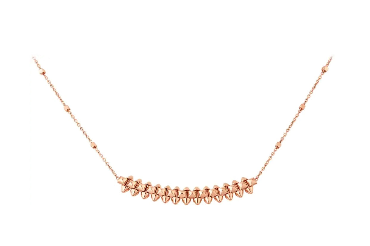 [✨Rose💎] COLLIER CLASH EN OR ROSE 