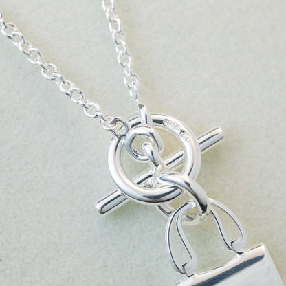 [✨Rose💎] COLLIER PENDENTIF POP H EN ARGENT